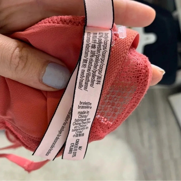 NWT Victoria Secret pink light bralette medium - Picture 7 of 9